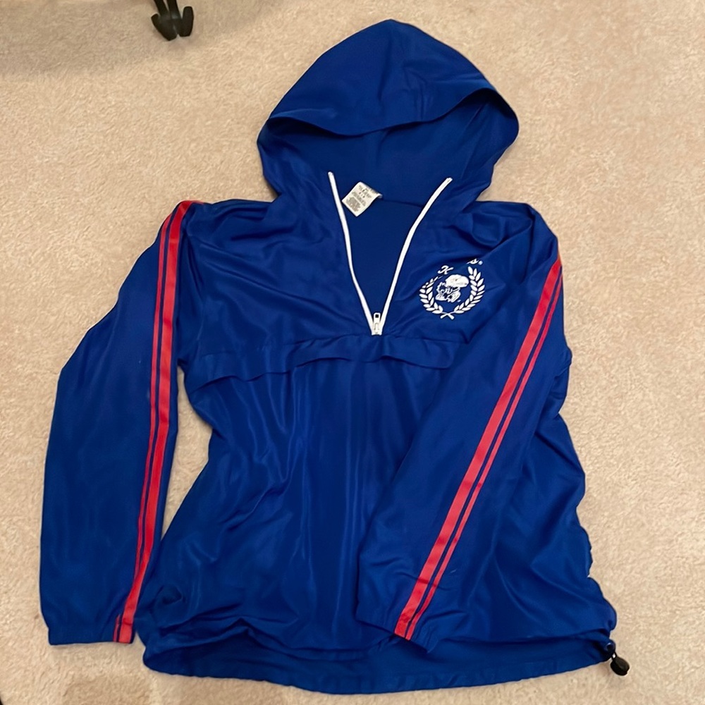 SUPER CUTE AND STYLISH Kansas University quarter zip PINK brand